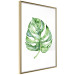 Wall Poster Watercolor Monstera - a simple composition with a green plant leaf 136382 additionalThumb 22