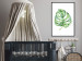 Wall Poster Watercolor Monstera - a simple composition with a green plant leaf 136382 additionalThumb 13
