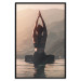 Poster Relaxation in the Mountains - photograph of a woman practicing yoga against a mountain backdrop 138882 additionalThumb 3