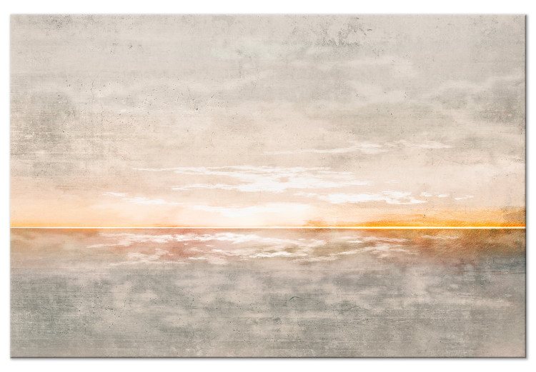 Canvas Sunset (1-piece) - seascape amid warm rays 143782