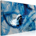 Canvas Print Blue Dynamics - Abstract Composition of Paint Spots 145482 additionalThumb 2