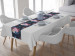 Table Runner Magical meadow - flowers and butterfly composition on dark background 147282 additionalThumb 2