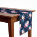 Table Runner Magical meadow - flowers and butterfly composition on dark background 147282 additionalThumb 5