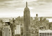 Canvas Print Manhattan: Financial Paradise (1-piece) - gray skyscrapers against the city 149082 additionalThumb 5