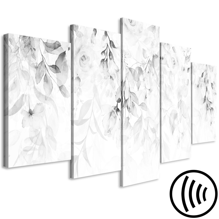 Canvas Waterfall of Roses (5 Parts) Wide - Third Variant 150082 additionalImage 6