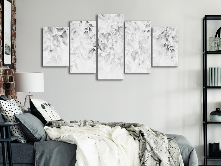 Canvas Waterfall of Roses (5 Parts) Wide - Third Variant 150082 additionalImage 3
