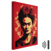 Canvas Print Frida Kahlo - Portrait With Roses on Head on Red Background 152282 additionalThumb 8