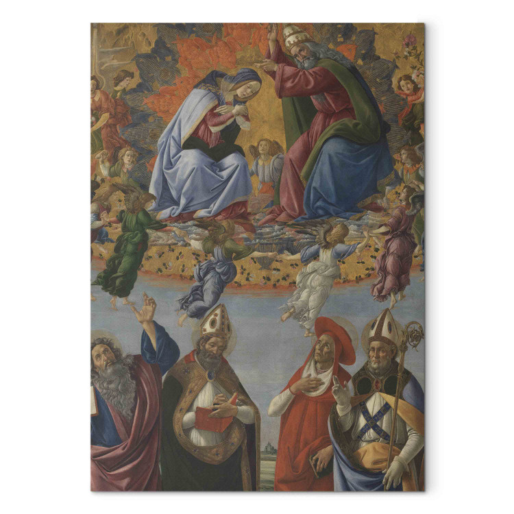 Reproduction Painting Coronation of the Virgin w.four Saints 153882