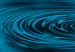 Canvas Print Blue vortex - abstract, fancy with blue and black graphics 56682 additionalThumb 2