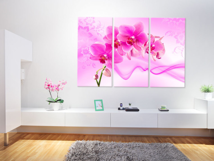 Canvas Print Ethereal orchid - pink 58482 additionalImage 3