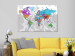 Decorative Pinboard Territory of Colours [Cork Map] 92182 additionalThumb 4