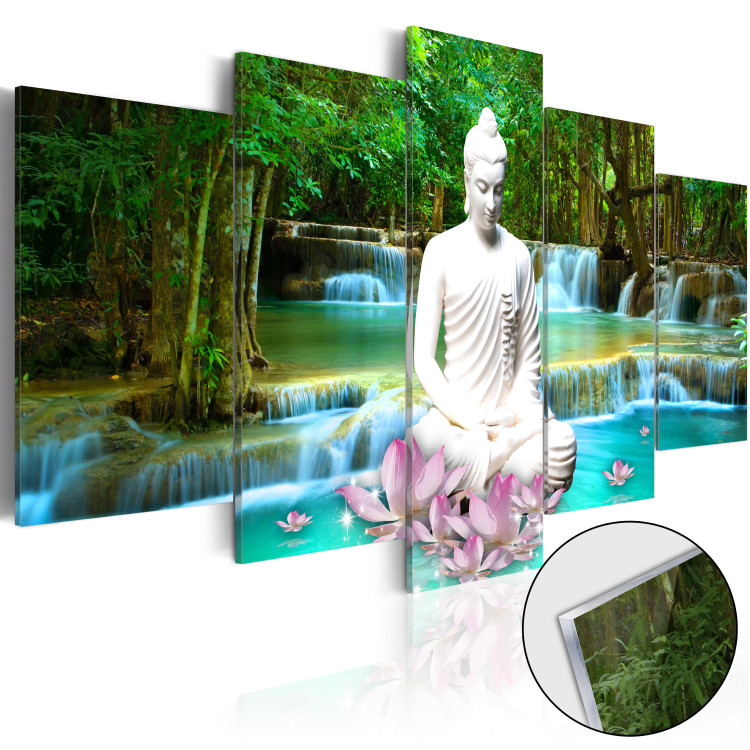 Print On Glass Zen Waterfall [Glass] 94282