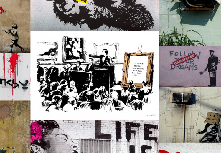 Canvas Art of Collage: Banksy III 94882 additionalImage 4