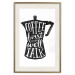 Poster Coffee First Then We'll Talk - black coffee pot with white texts 114792 additionalThumb 19
