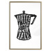 Poster Coffee First Then We'll Talk - black coffee pot with white texts 114792 additionalThumb 16