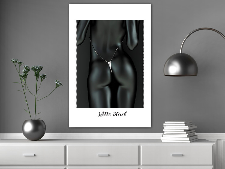 Canvas Dimension of Beauty (1-part) - Black and White Art of Female Nude 114992 additionalImage 3