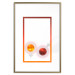 Poster Mars and Venus - abstraction with a pair of planets and gender symbols on a white background 116792 additionalThumb 16