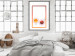 Poster Mars and Venus - abstraction with a pair of planets and gender symbols on a white background 116792 additionalThumb 5