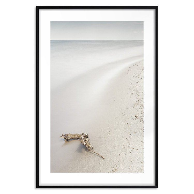Wall Poster Seashore - sandy landscape in beige tones against beach and water 117292 additionalImage 17