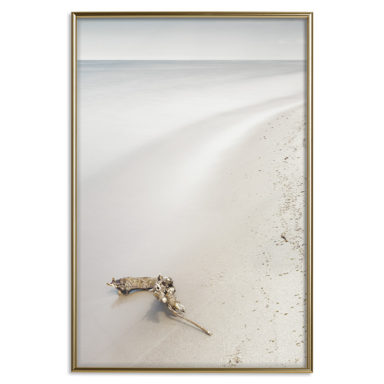 Wall Poster Seashore - sandy landscape in beige tones against beach and water 117292 additionalImage 20