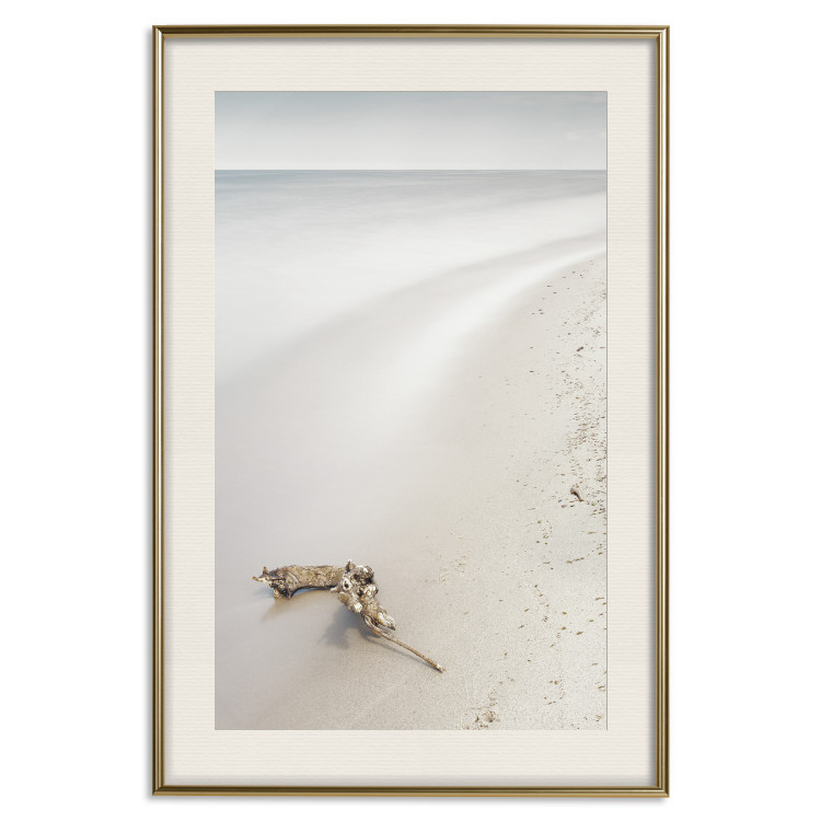Wall Poster Seashore - sandy landscape in beige tones against beach and water 117292 additionalImage 19
