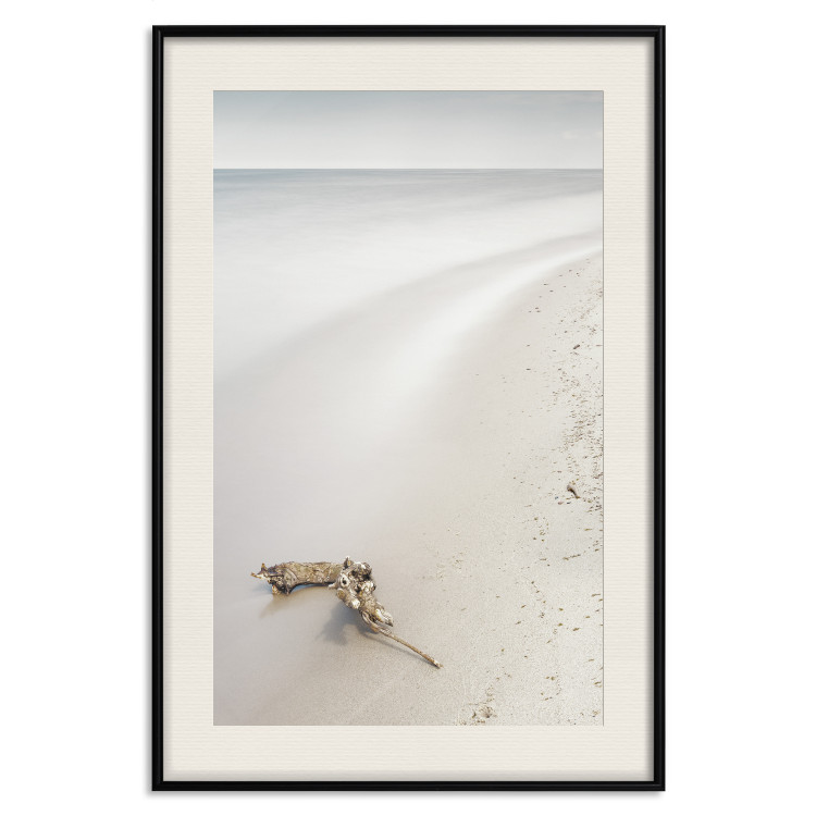 Wall Poster Seashore - sandy landscape in beige tones against beach and water 117292 additionalImage 18