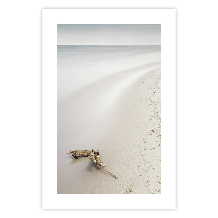 Wall Poster Seashore - sandy landscape in beige tones against beach and water 117292 additionalImage 19