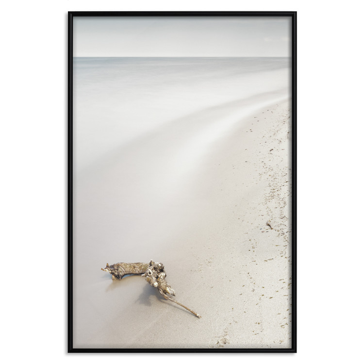 Wall Poster Seashore - sandy landscape in beige tones against beach and water 117292 additionalImage 18