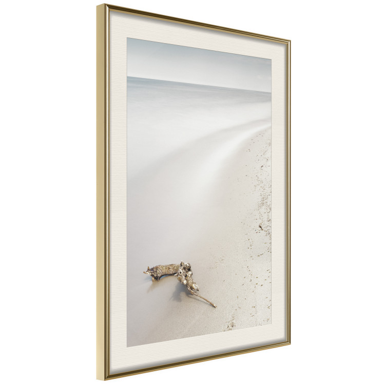 Wall Poster Seashore - sandy landscape in beige tones against beach and water 117292 additionalImage 2