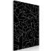 Canvas Typography - monochrome alphabet with 3D effect in black 117392 additionalThumb 2