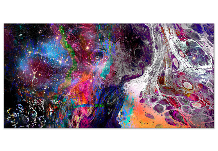 Canvas Print Colourful Galaxy (1 Part) Wide 117492