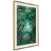 Poster Green Pergola - landscape with a passage among leaves and tree branches 117892 additionalThumb 2