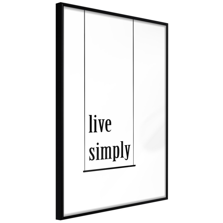 Poster Minimalist Slogan - black and white composition with an English quote 119192 additionalImage 10