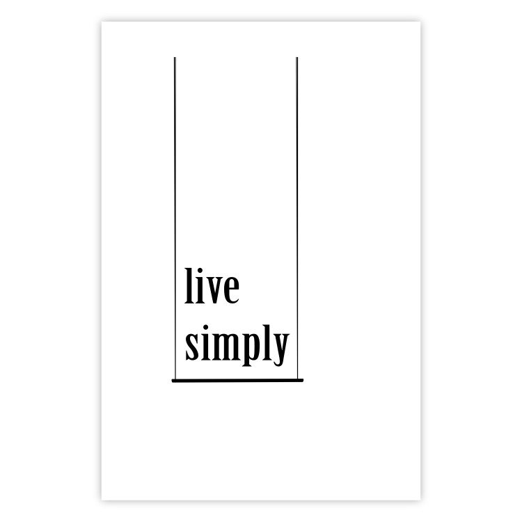 Poster Minimalist Slogan - black and white composition with an English quote 119192 additionalImage 19