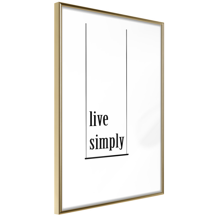 Poster Minimalist Slogan - black and white composition with an English quote 119192 additionalImage 6