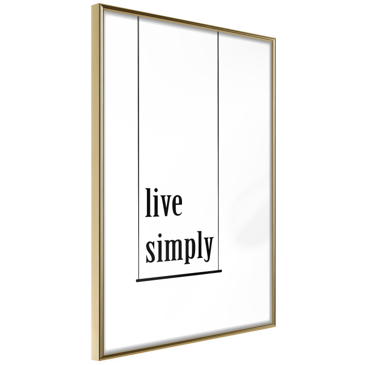 Poster Minimalist Slogan - black and white composition with an English quote 119192 additionalImage 12