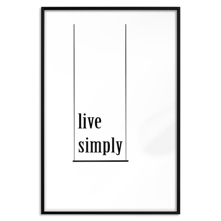 Poster Minimalist Slogan - black and white composition with an English quote 119192 additionalImage 15