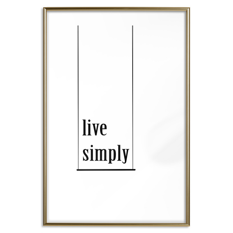 Poster Minimalist Slogan - black and white composition with an English quote 119192 additionalImage 14
