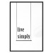 Poster Minimalist Slogan - black and white composition with an English quote 119192 additionalThumb 18