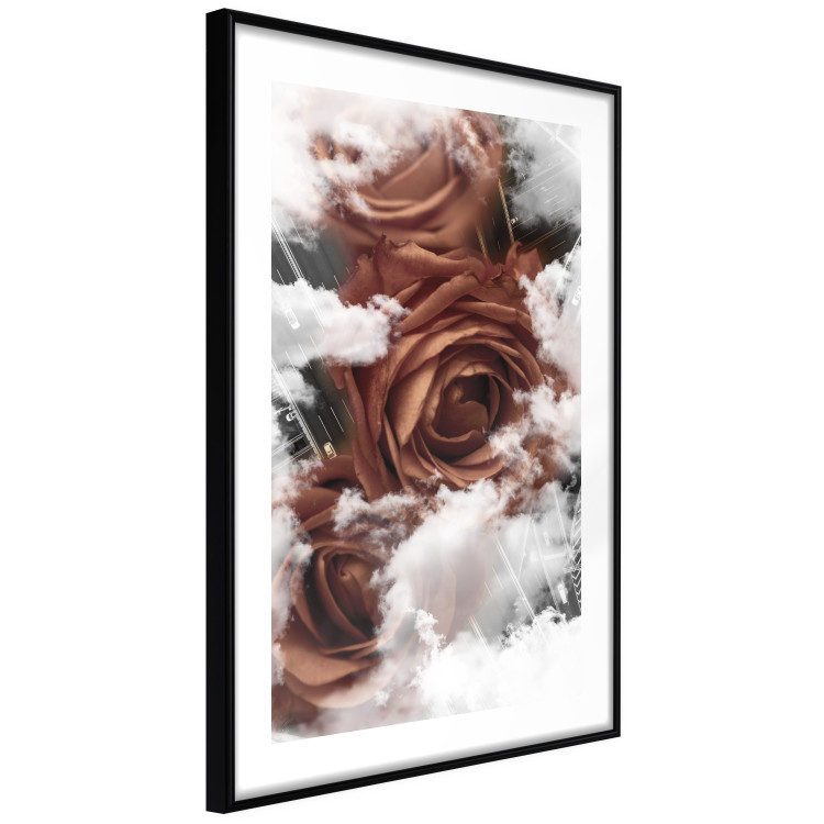 Wall Poster Roses in the Clouds - red flowers amidst clouds above city streets 122792 additionalImage 11