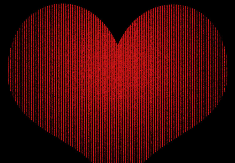 Canvas Art Print Robot Heart (1 Part) Vertical 122892 additionalImage 4