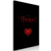Canvas Art Print Robot Heart (1 Part) Vertical 122892 additionalThumb 2