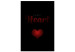 Canvas Art Print Robot Heart (1 Part) Vertical 122892