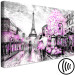 Canvas Colourful Rendez-Vous (1 Part) Wide Pink 123092 additionalThumb 6
