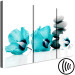 Canvas Blue flowers with stones - a composition of feng shui with mallow 123392 additionalThumb 6
