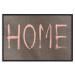 Poster At Home - pink English text on dark fabric texture 123792 additionalThumb 18