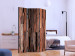 Room Divider Honeyed Planks (3-piece) - wooden pattern in warm brown tones 124092 additionalThumb 2