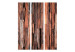 Room Divider Honeyed Planks (3-piece) - wooden pattern in warm brown tones 124092 additionalThumb 3