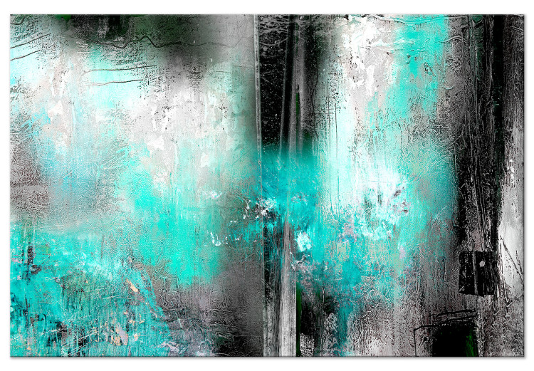 Large canvas print Turquoise Fog [Large Format] 125392