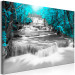 Large canvas print Cascade of Thoughts (Turquoise) [Large Format] 125692 additionalThumb 2